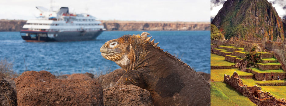 SilverSea ship and Machu Pichu